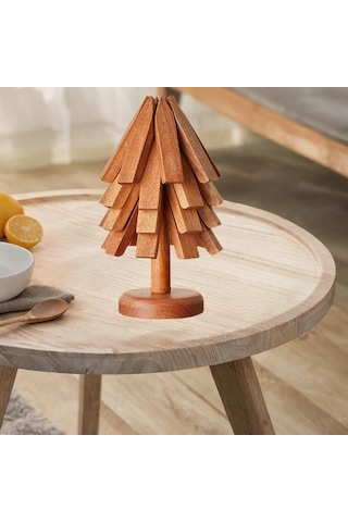 Suntek Yalıtım Matı Sıcak Tencere Tutucular Kase Gereçleri 4 Adet Gül Ağacı Pembe