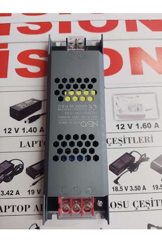 24v 60w 2.5 A Slim Metal Kasa Adaptör 1 Adet