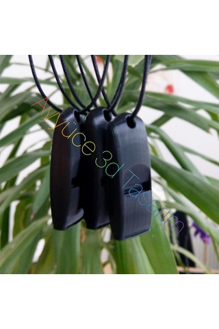 Ayarlanabilir İpli Yüksek Sesli Düdük 129db Siyah