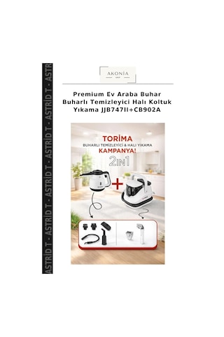Premium Ev Araba Buhar Buharlı Temizleyici Halı Koltuk Yıkama Jjb747ıı+cb902a