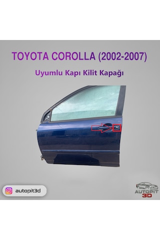 Toyota Corolla 2002 2007 Uyumlu Kapı Kilit Kapağı
