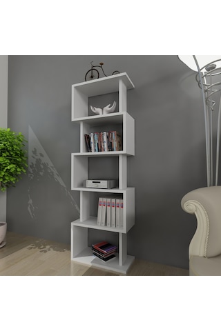 Moonlife Moonlife Zero Dekoratif Kitaplık Beyaz