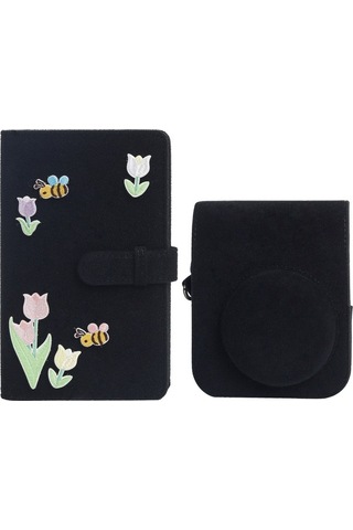 Tongxida 3 İnç 96 Sayfa Keçe Albüm Lale, Fotoğraf Defteri