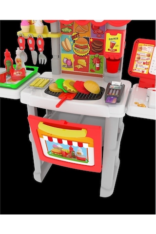 52 Parça 78 Cm Fast Food Restaurant 9247