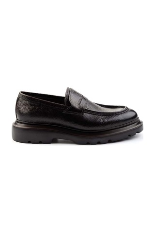 Bambi Kahve Leather Erkek Loafer Ayakkabı E01310113240 Kahve