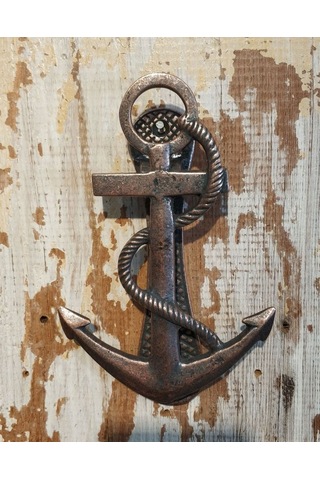 House2Home Pirinç Çıpa Kapı Tokmağı, Tak Tak