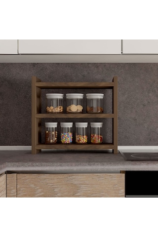 Moonlife Moonlife Mutfak Rafı Ceviz