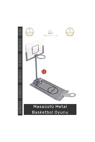 Oyuncak Hediyelik Ofis Katlanabilir Akrilik Pota Şık Kompakt Sağlam Masaüstü Metal Basketbol Oyunu
