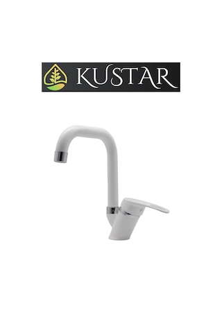 Kustar Oviedo Mix Aç Kapa Kısa Banyo Lavabo Bataryası Beyaz