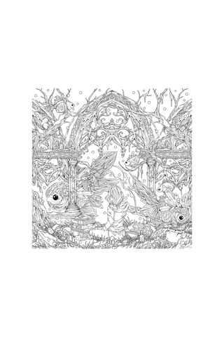 Mythographic Color And Discover: Wild Winter: An Artist's Coloring Book Of Snowy Animals And Hidden Objects