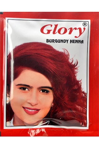 Glory Kızıl Hint Kınası (Burgundy Henna) 10 Gr Paket