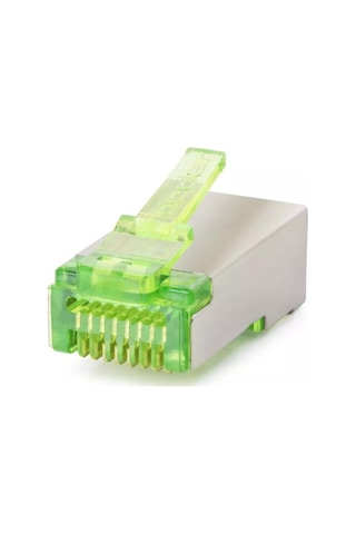 Nodar Nd2417 Yeşil Cat6 Ezrj45 Metal Açık Uçlu Soket 8p/8c - 100adet