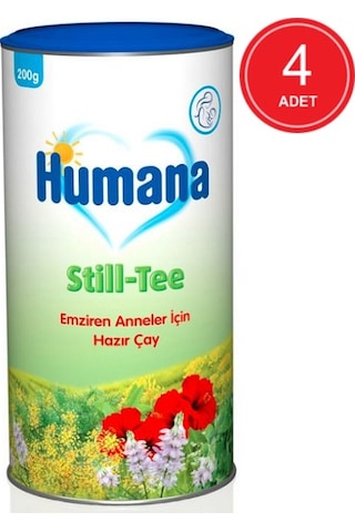 Humana Still Tee Emziren Anneler İçin Hazır Çay 4 x 200 G