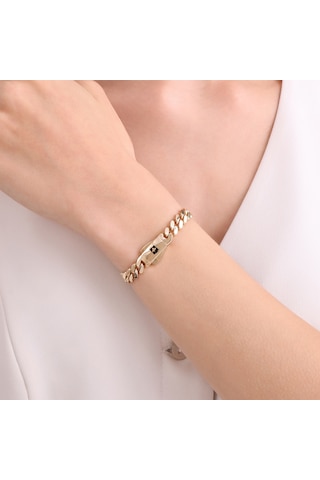 Altınbaş Altınbaş Golden Chain Bileklik Abl0382-y-24737-75mm Çok Renkli