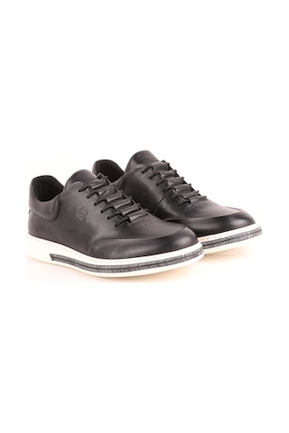 Lbr H1047 Erkek Deri Casual Ayakkabı Lacivert Siyah