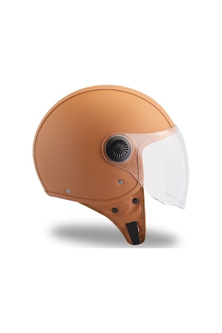 Leather Sand Kahverengi Açık Kask C2 Kahverengi