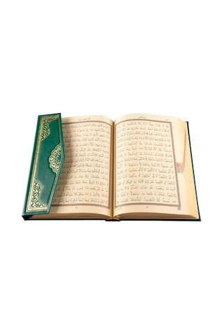 Orta Boy Kur'an-ı Kerim Yaldızlı, Kutulu, Yeşil