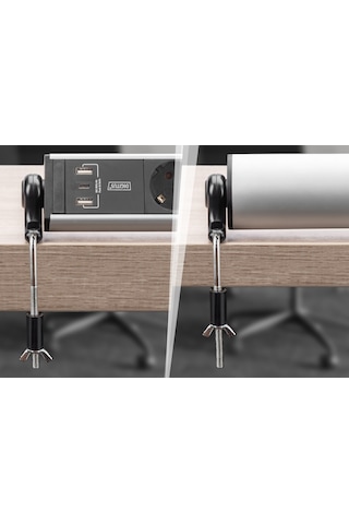 Ofis İçin 6 Prizli Çoklu Priz, 3 Adet Usb 2xusb-a +1xusb A