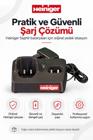 Heiniger Saphir Modeli Kedi Köpek Tıraş Makinesi İçin Yedek Sarj İstasyonu