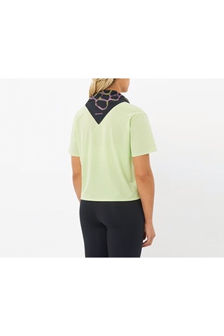 Salomon Tracklıne Ss Tee W Kadın Günlük Tişört Lc2846400 Yeşil