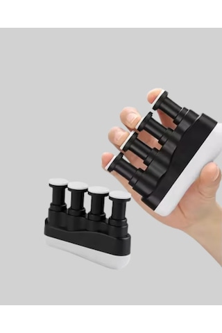 Ergonomik Parmak Egzersiz Aleti El Ve Bilek Güçlendirici Siyah