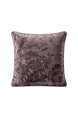 "tropical" Kadife Dokulu Kırlent Kılıfları - 45x45 Mürdüm "tropical" Kadife Dokulu Kırlent Kılıfları - 45x45 Mürdüm