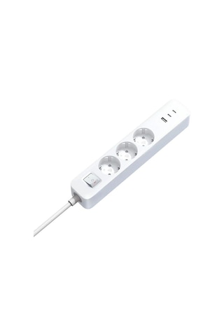 Xiaomi 20 W Power Strip XMCXB01EU Anahtarlı Type-C USB'li 1.4 m 3'lü Priz