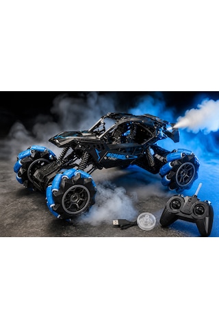 Spray Özellikli 2.4ghz Uzaktan Kumandalı Off-road Akrobat Araba Duman Efektli