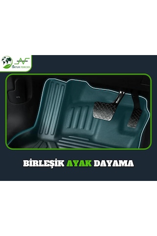 Ford Connect 2003-2013 Panelvan Uyumlu 4d Havuzlu Paspas Takımı Naturforcer