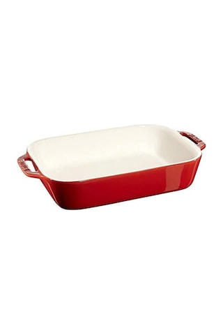 Fırın Kabı, Dikdörtgen Vişne Kırmızısı 27 X 20 Cm Çok Renkli