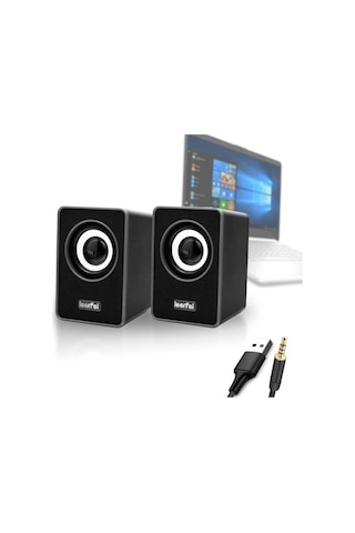 N7 Bilgisayar Hoparlörü Pc Laptop Usb Speaker 1+1 Ses Sistemi