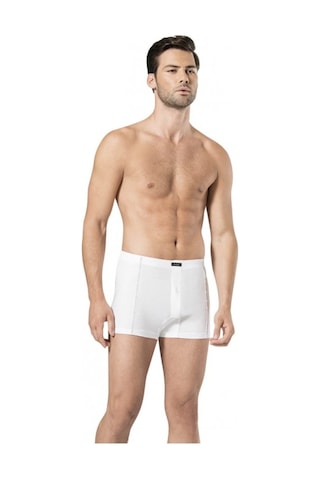 Pierre Cardin Erkek Pamuk 2'li Boxer Beyaz