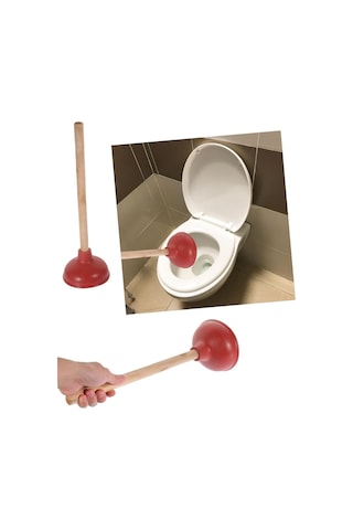 Banyo Klozet Pompası Kaucuk Güçlü Vakum Pompası Tuvalet Lavabo Evye Pisivar Tıkanık Açma