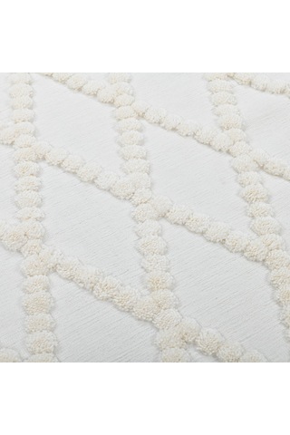 Madu Yumuşak Yuvarlak Krem Halı Çocuk Odası, Oturma Odası, Mutfak Ve Antre Halısı Krem