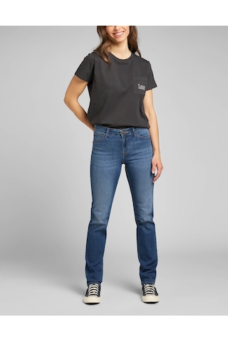 Lee Marion Straight Fit Düz Kesim Normal Bel Esnek Jean Kot Pantolon L301EMC39 Mavi