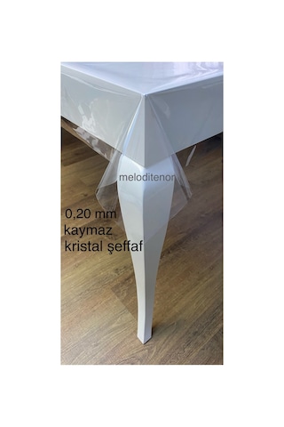 İnce Şeffaf Naylon Muşamba Pvc 0,20 Mm Kalın Masa Örtüsü Koruyucu Silinebilir Sıvı Geçirmez