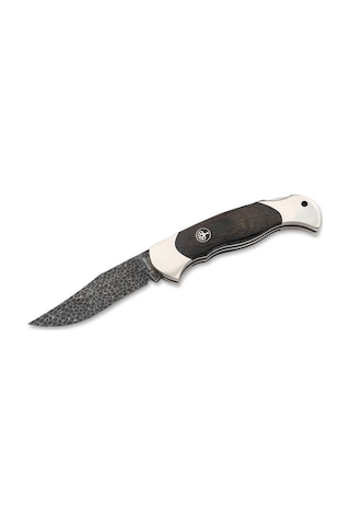 Böker Manufaktur Scout Bog Oak Damask Çakı Kahverengi