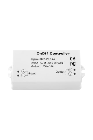 Teltree Zigbee Akıllı Anahtar, App İle Uzaktan Kontrol, Alexa Ses Komutu, Zamanlayıcı Fonksiyonu, Beyaz Abs, 250v/10a 1-gang