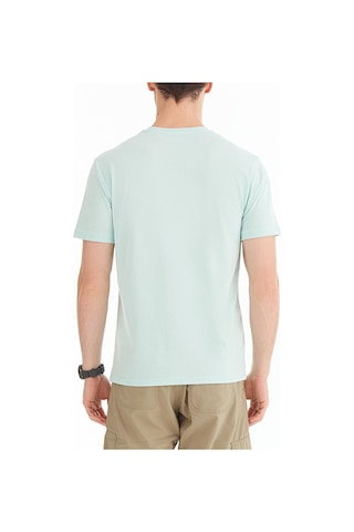 Columbia Csc Basic Big Logo Brushed Erkek Kısa Kollu Tişört-4103 Buz Yeşili