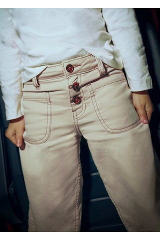 Mayoral Kız Çocuk Denim Pantolon 4576 Bej