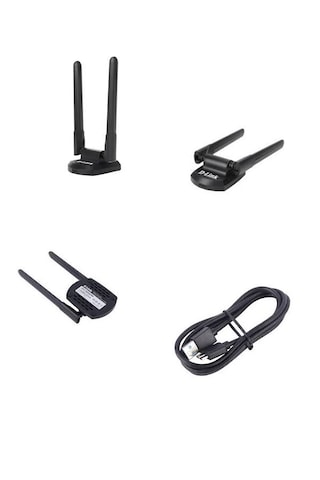 D-link Dwa-x1852 Kablosuz Ax1800 Wi-fi 6 Dual Band 2 Harici Antenli Ve Uzatma Kablolu Usb 3.0 Adaptör