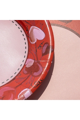 Love S Kağıt Tabak 21 Cm 12'li Paket Beyaz