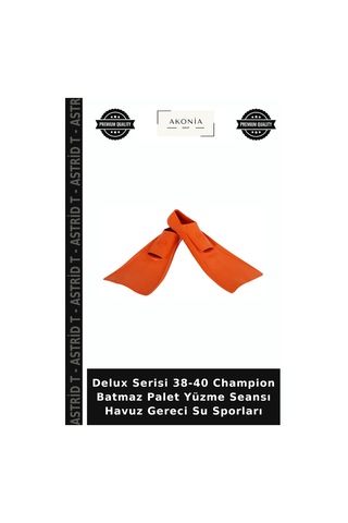 Delux Serisi 38-40 Champion Batmaz Palet Yüzme Seansı Havuz Gereci Su Sporları Çok Renkli