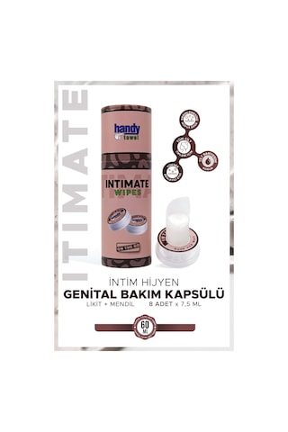 Handytowel Intimate Wipes 8 x 7.5 ML