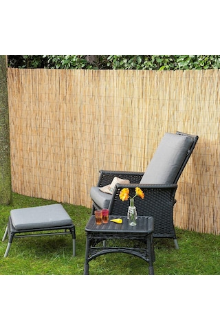 Bişkin Kamış Çit , Hasır Çit , Bambu Çit 1m. X 5m. Uv.misina İp