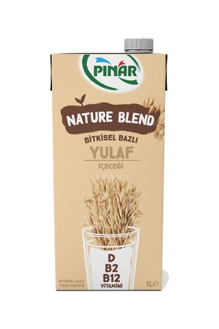 Pınar Nature Blend Bitkisel Bazlı Yulaf İçeceği 1 Lt X 6 Adet