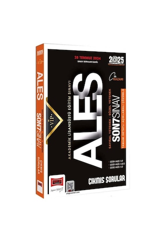 Yargı 2025 Ales Vip Sayısal Sözel Yetenek Son 7 Sınav Çıkmış Sorular