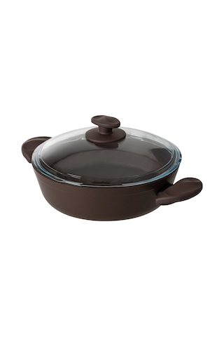 Mudo Home Pro Brownstone Basık Tencere 24 Cm 696123