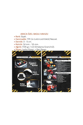 Nyf Opel Astra J Hb 2010-2015 Üst Bagaj Havuzu