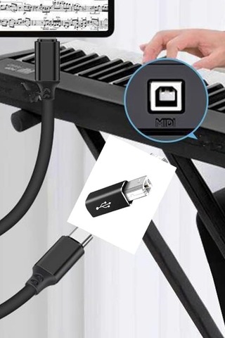 Yazıcı Piyano Vb Cihazları Type-c Dönüştürücü Adaptör Usb-c Usb-a Dönüştürücü Cihazı